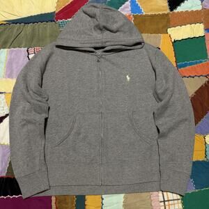 Women’s Polo Ralph Lauren Grey Full Zip Hoodie Large